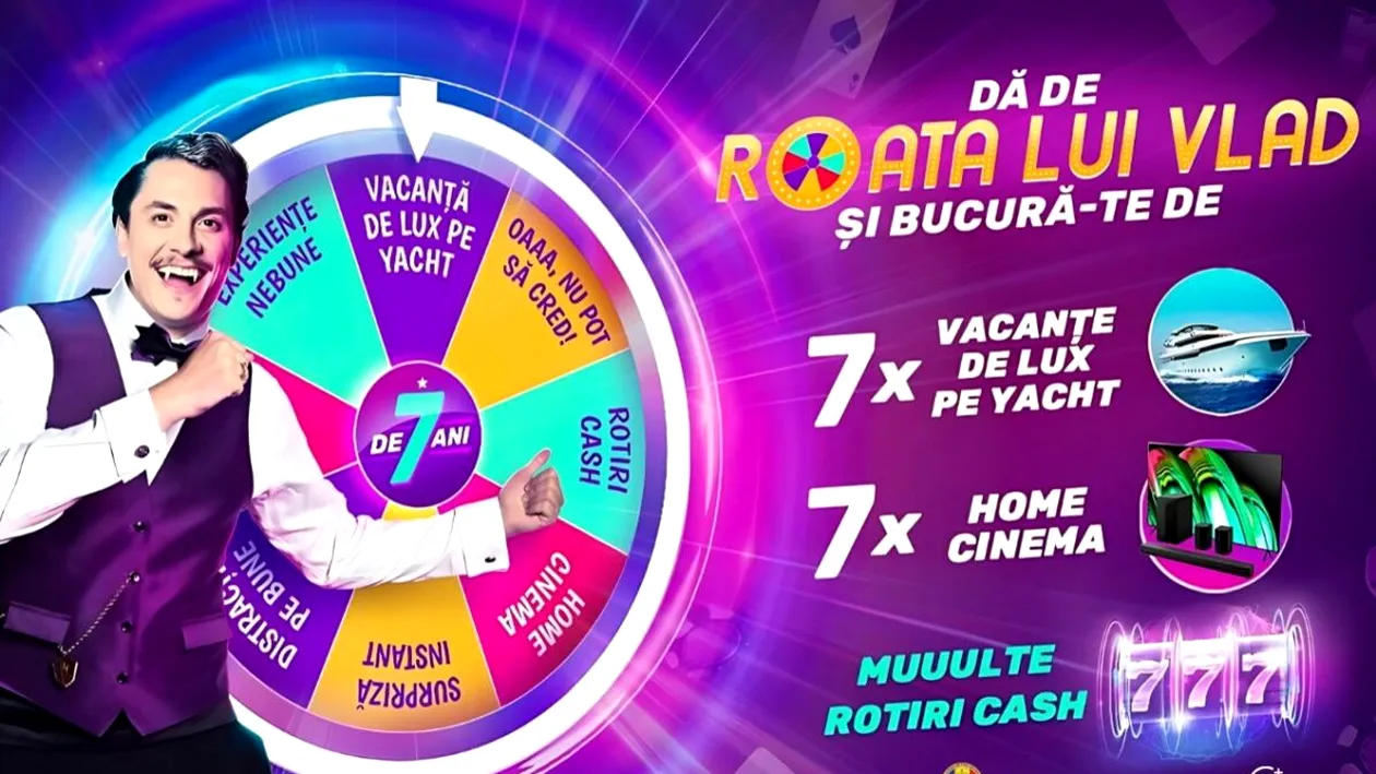 (P) Vacanțe de lux cu yachtul, sisteme Home Cinema și alte premii de câștigat în noua campanie Vlad Cazino