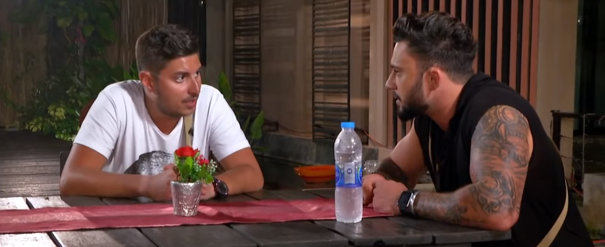Răzvan, la discuții cu George
