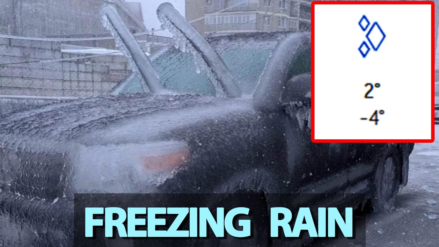 Plouă 4 zile cu gheață în București, potrivit meteorologilor Accuweather. Ce e fenomenul "freezing rain" și pe ce dată se va întâmpla