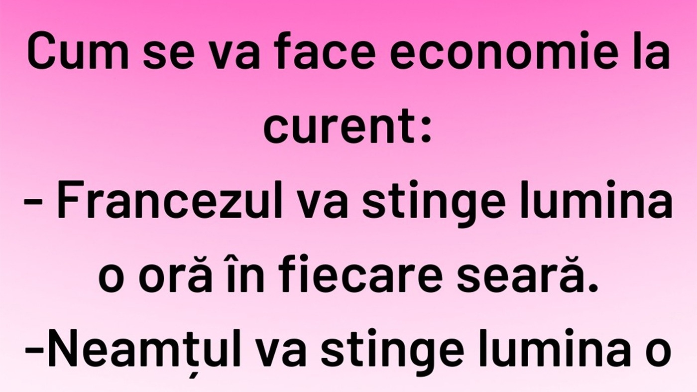 BANCUL ZILEI | Economie la curent