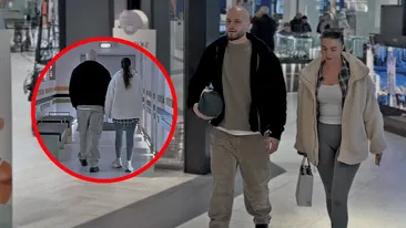 Daniel Cafelutză nu își lasă soția singură nici măcar la baie. “Suflet blând”, dar atent ca un bodyguard