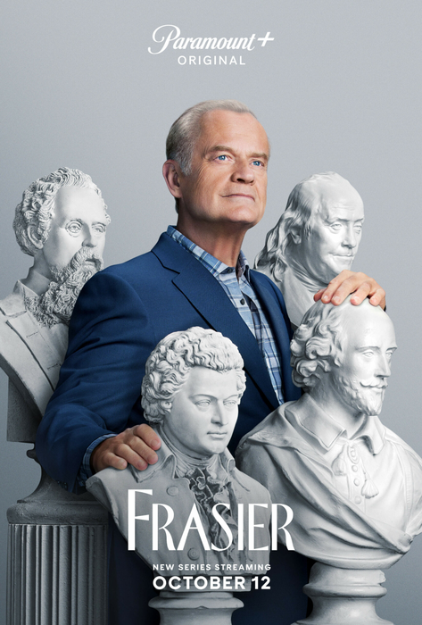 Key art for Frasier, season 1, featuring Kelsey Grammer, streaming on Paramount+, 2023.   CREDIT: Paramount+