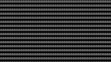 Test de logică | Găsiți singura cifră din această imagine care nu este 8