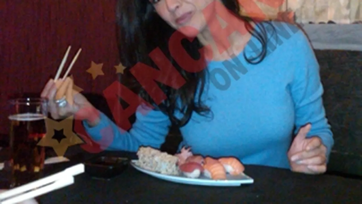 Ramona Badescu a sarbatorit 1 martie cu sushi si paste