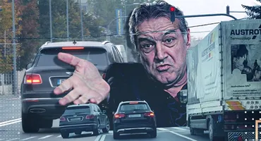 Gigi Becali, “Regele șoselelor“ Grăbit spre casă, multimilionarul a depășit o mașină care aștepta la “STOP” și a trecut pe roșu