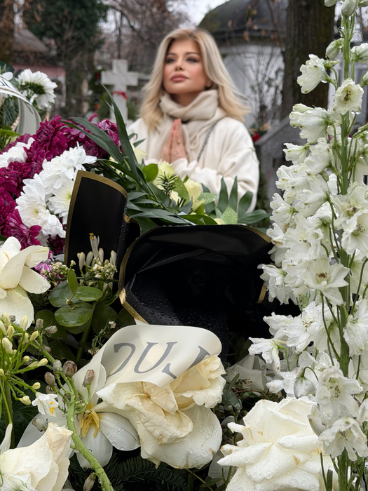 Cum a apărut Loredana Groza la mormântul tatălui său, la două zile după ce l-a condus pe ultimul drum