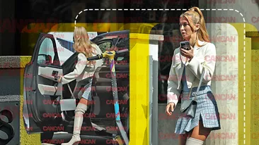 S-a oprit circulația, ”infarct” în inima Capitalei: trece Andreea Bălan! Artista a oferit imaginile incendiare! Fustița a făcut toți banii