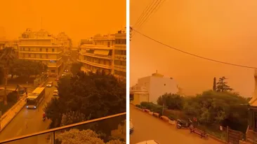 Meteorologii, în alertă: Un val uriaș de praf african a intrat în Europa. Când ajunge în România