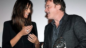Mădălina Ghenea, senzaţie în Los Angeles! Modelul i-a captat atenţia celebrului regizor Tarantino! Uite-o cum s-a pozat cu Gerard
