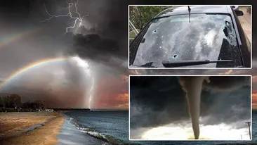 ANM a schimbat prognoza! Fenomene meteo periculoase. Românii sunt sfătuiți să se adăpostească