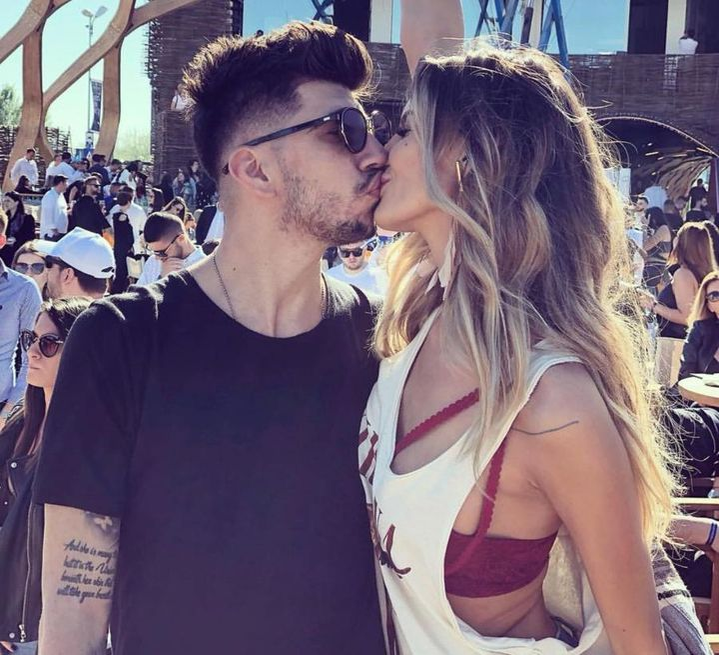 Ramona Olaru, alături de Bogdan, în perioada când formau un cuplu
