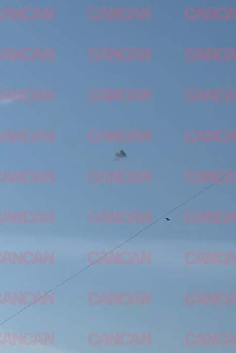 Încă o dronă a pătruns în România! Momentul în care avionul F-16 o doboară a fost filmat