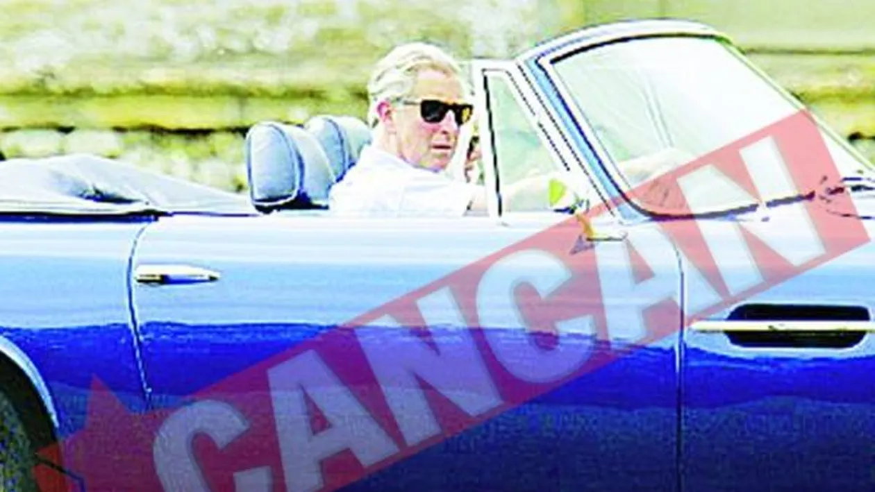 Printul Charles isi alimenteaza masina cu vin