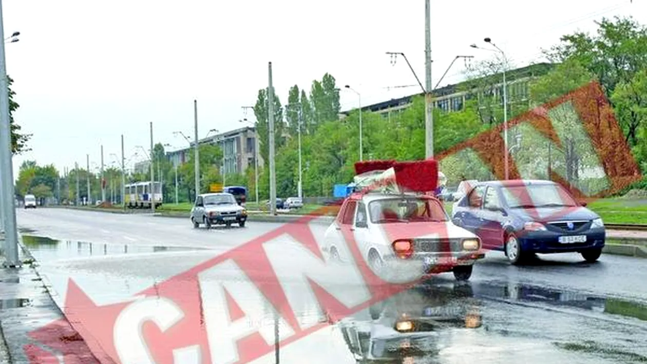 Dupa ploaia de ieri, traficul din Bucuresti a fost haotic