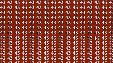 Test IQ | Găsiți numărul 54 ascuns printre 43. Geniile îl descoperă în doar 20 de secunde