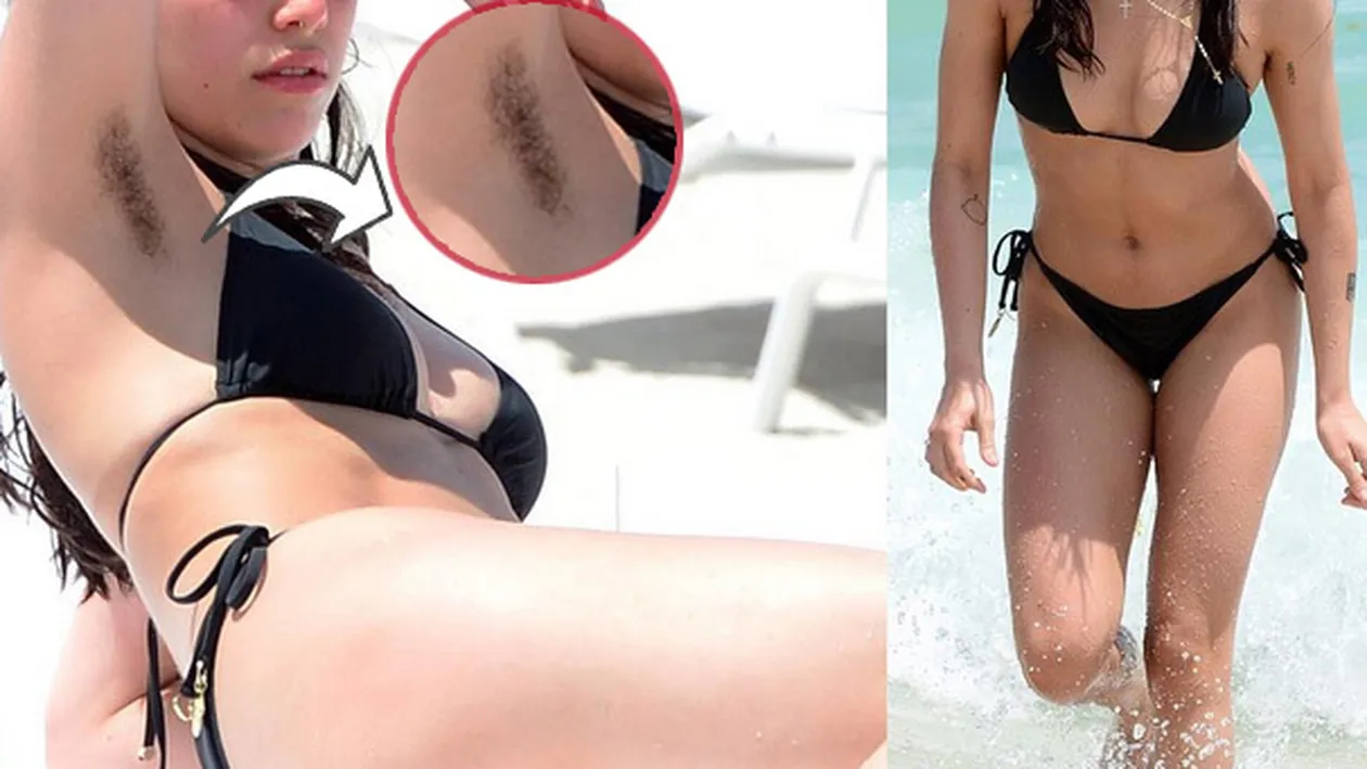 La corp - zeiţă, la subraţ - maimuţă! Fiica celei mai iubite artiste din lume şi-a etalat ”modelul” la plajă