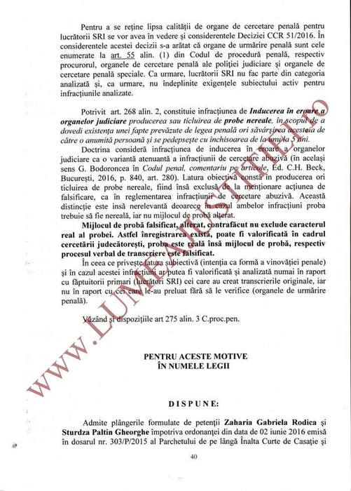 Referarul întocmit de judecătoarea Francisca Vasile scoate la iveală neregulile comise în dosar