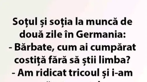 BANC | Cuplu de români în Germania