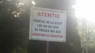 Un mesaj legat de un blestem a devenit viral! Oamenii nu ştiu ce să creadă despre istoria locului