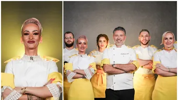 Primul sărut din istoria Chefi la Cuțite! Regina Întunericului a scăpat de inhibiții și l-a pupat pasional. Cine este cel care a primit „dragostea” Gabrielei Lucuțar