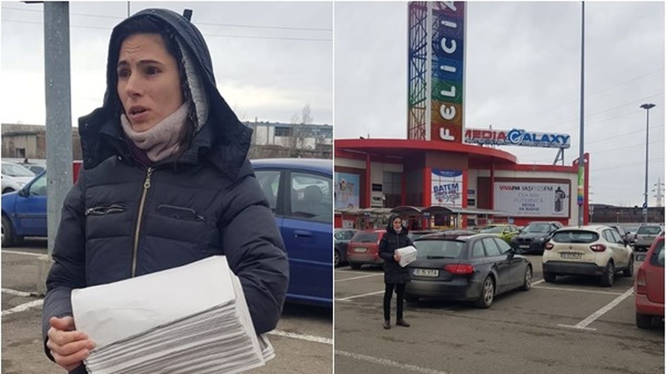 Ea este femeia din Iași care a găsit pe jos salariul ei pe cinci ani, dar l-a dus la Poliție. „Am desfăcut și văzut că e valută multă”