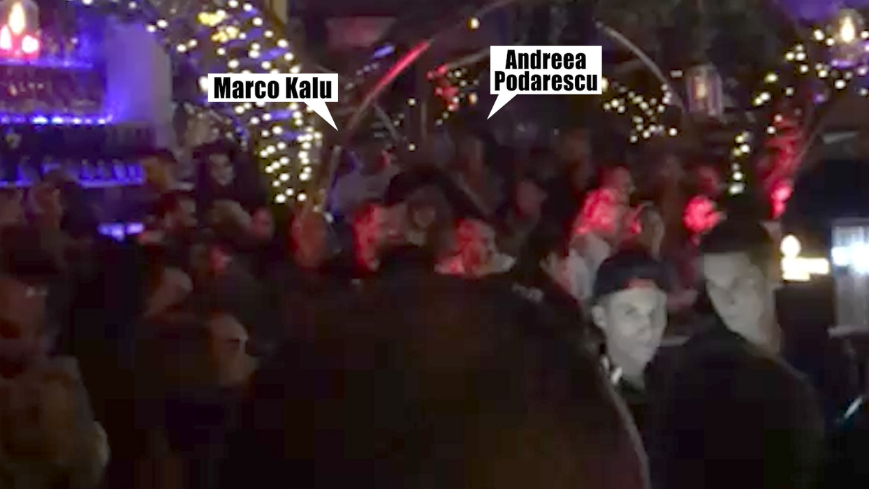 Marco Calu și Andrea Podărescu au petrecut la NUBA