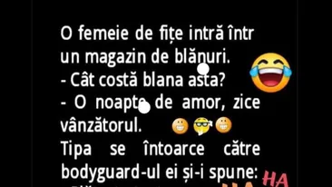 Bancul de weekend | O femeie de fițe intră într-un magazin de blănuri