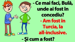 BANC | Bulă a fost în concediu, la all-inclusive în Turcia