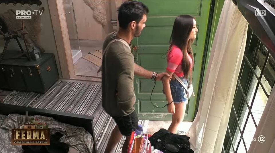 Viviana Sposub și George Burcea, în tandrețuri la “Ferma”. S-au ținut de mână și i-a propus să meargă împreună acasă, la părinții ei: “Îmi place foarte mult Viviana”