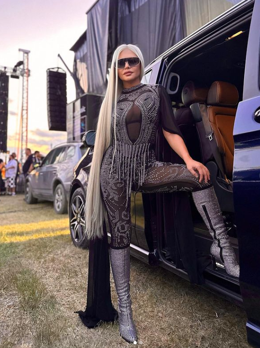 Loredana Groza, într-un concert la Slobozia / Foto: Instagram