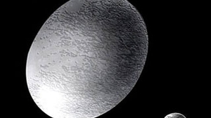 Haumea, o planeta pitica din sistemul nostru solar, este acoperita cu cristale de gheata