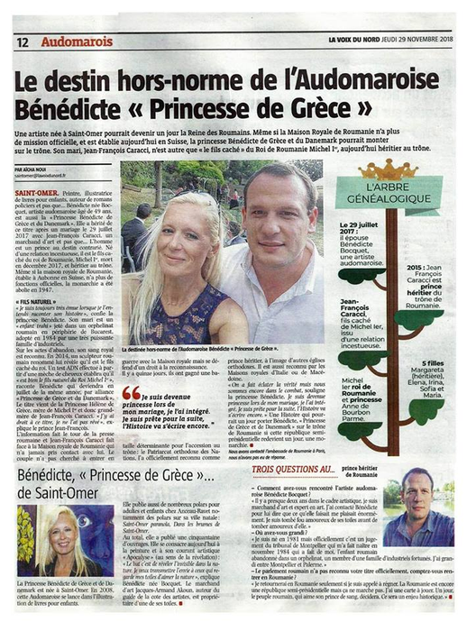 Jean-Francois al Greciei și Bénédicte a Greciei încearcă să își demonstreze, în presă., originile regale