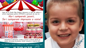 Cel mai frumos cadou pentru Catalin: sansa la viata! Vezi ce poti face sa-l ajuti pe micut, de ziua lui!