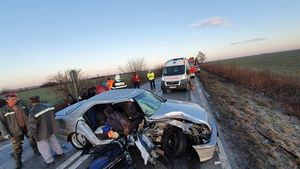 Accident grav în județul Timiș. Două persoane au murit, alte cinci au fost rănite. FOTO