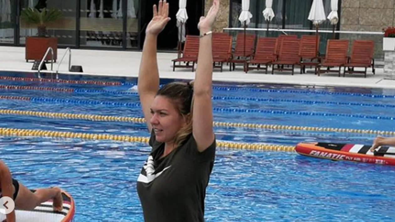 Simona Halep s-a apucat surf! Cum a fost pozată în vacanță