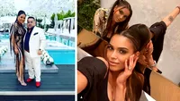 Îmbrăcată sumar, Adriana Simionescu, dans provocator pe marginea piscinei! Soția lui Adrian Minune a purtat un costum de baie sexy și s-a distrat alături de fiicele sale