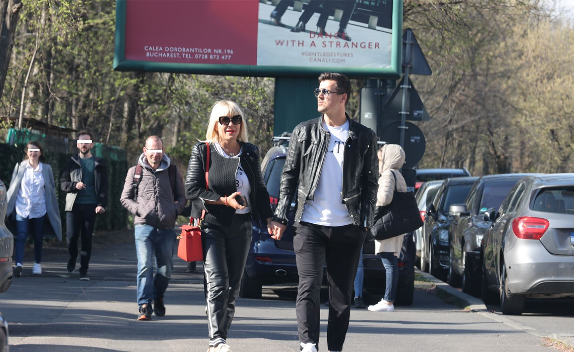 Elena Udrea și Adrian Alexandrov, la plimbare, de mână, prin parcul Herăstrău (Foto: CANCAN.RO)
