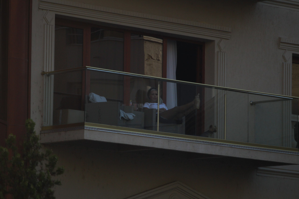 Loredana Chivu, apariție inedită pe balcon