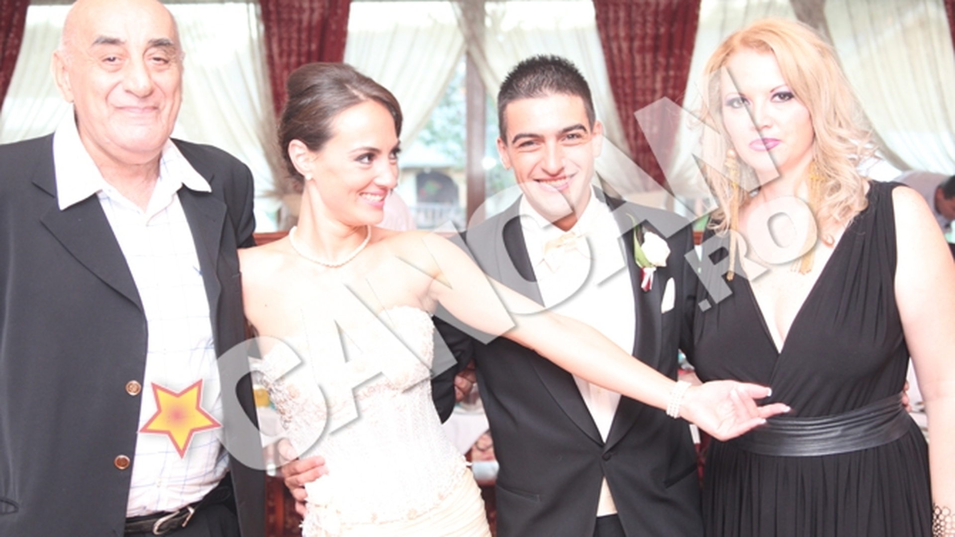 Oana a venit fara sutien la nunta, dar l-a lasat rece pe Viorel Lis! Fostul primar s-a "lipit" de o satena si a scos-o din sarite!