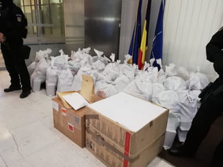 Captură-record de droguri în Delta Dunării