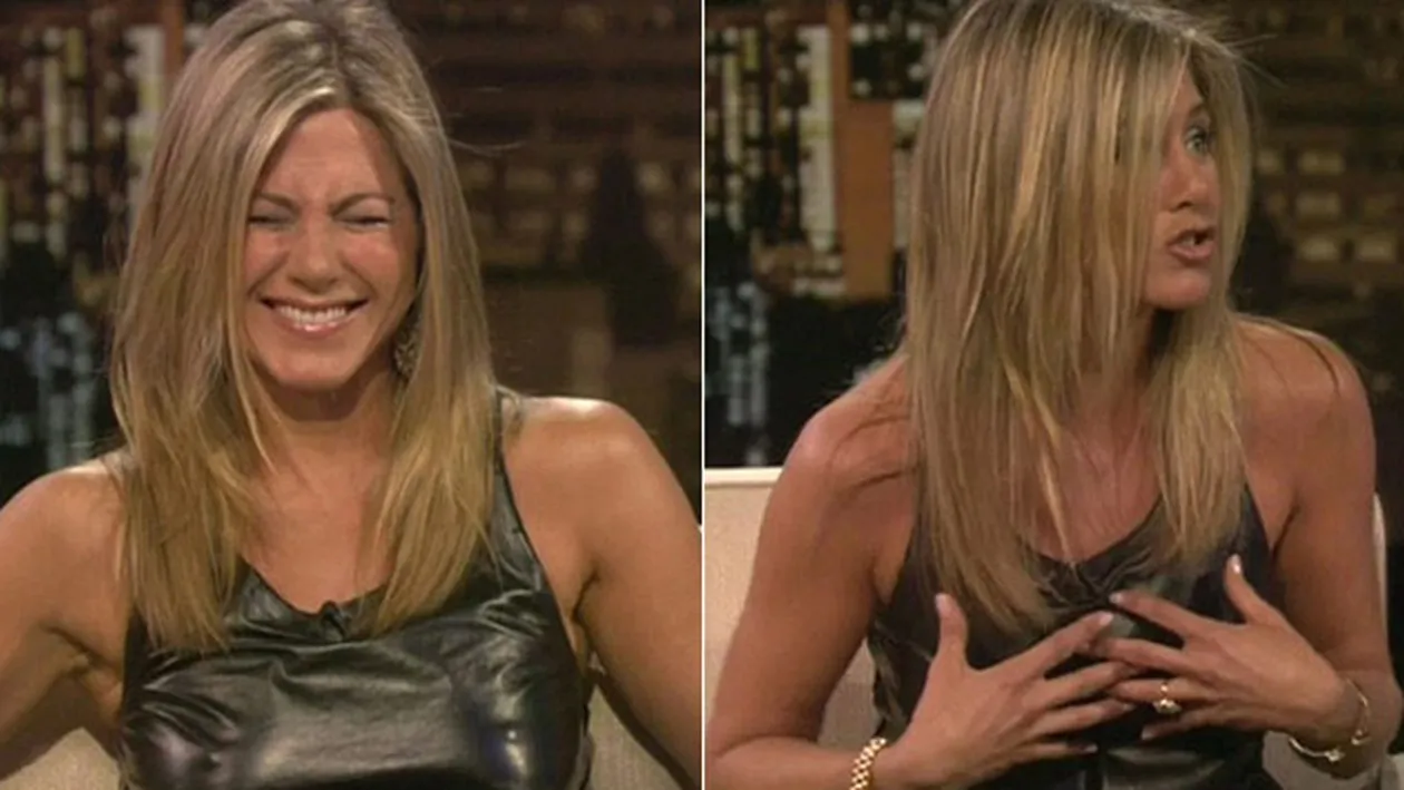 Au salivat barbatii in fata televizorului. Lui Jennifer Aniston i s-au intarit sfarcurile in direct la tv