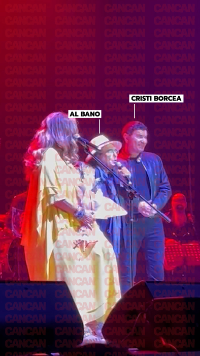 Cristi Borcea, pe scenă la concertul lui Al Bano de la Sala Palatului! Ce i-a transmis celebrul cântăreț italian