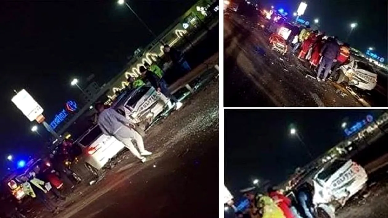 Tragedie pe Autostrada A1. Un polițist a fost spulberat de un Mercedes intrat pe banda de urgență