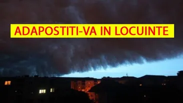 ISU București: ”NU ieșiți din case!” Accuweather anunță o tornadă in Capitală