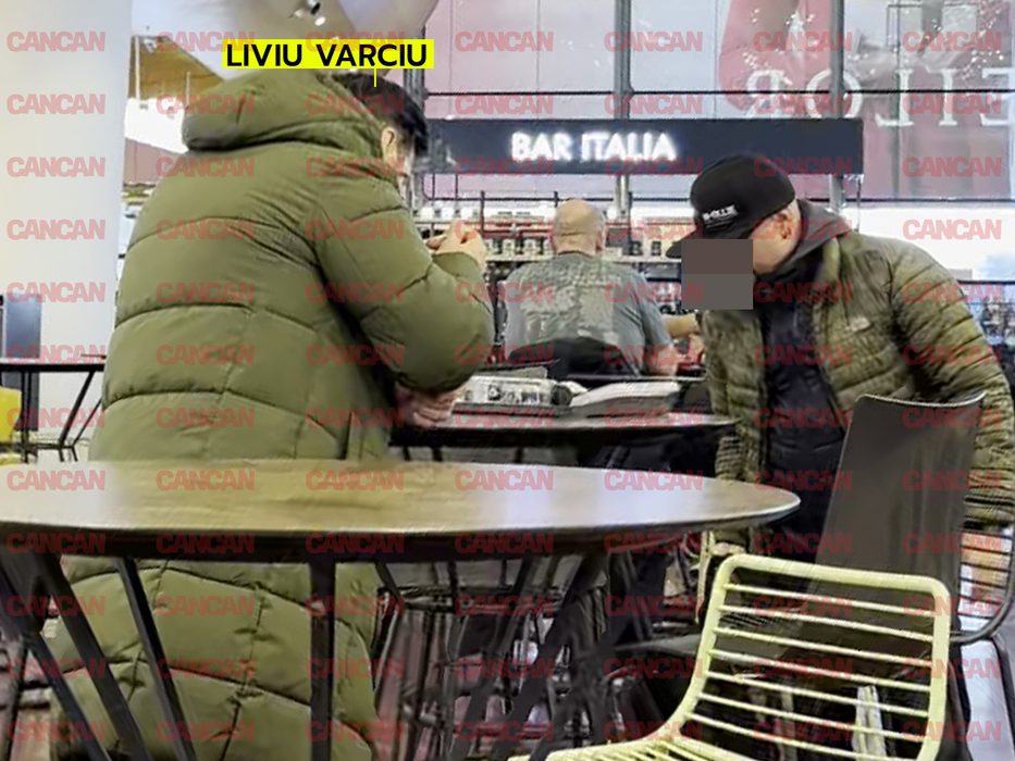 Liviu Vârciu a luat masa în mall / (Sursa: CANCAN.RO)