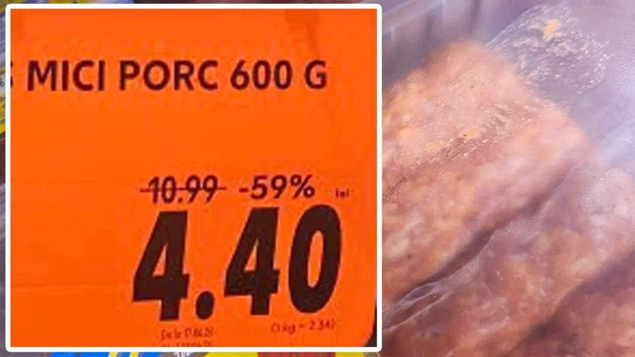 Supermarketul din România cu cei mai ieftini mici. O caserolă de 600g de mititei costă doar 4.40 lei
