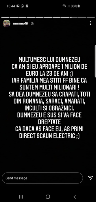 Fulgy șochează din nou: ”Adio, România!”