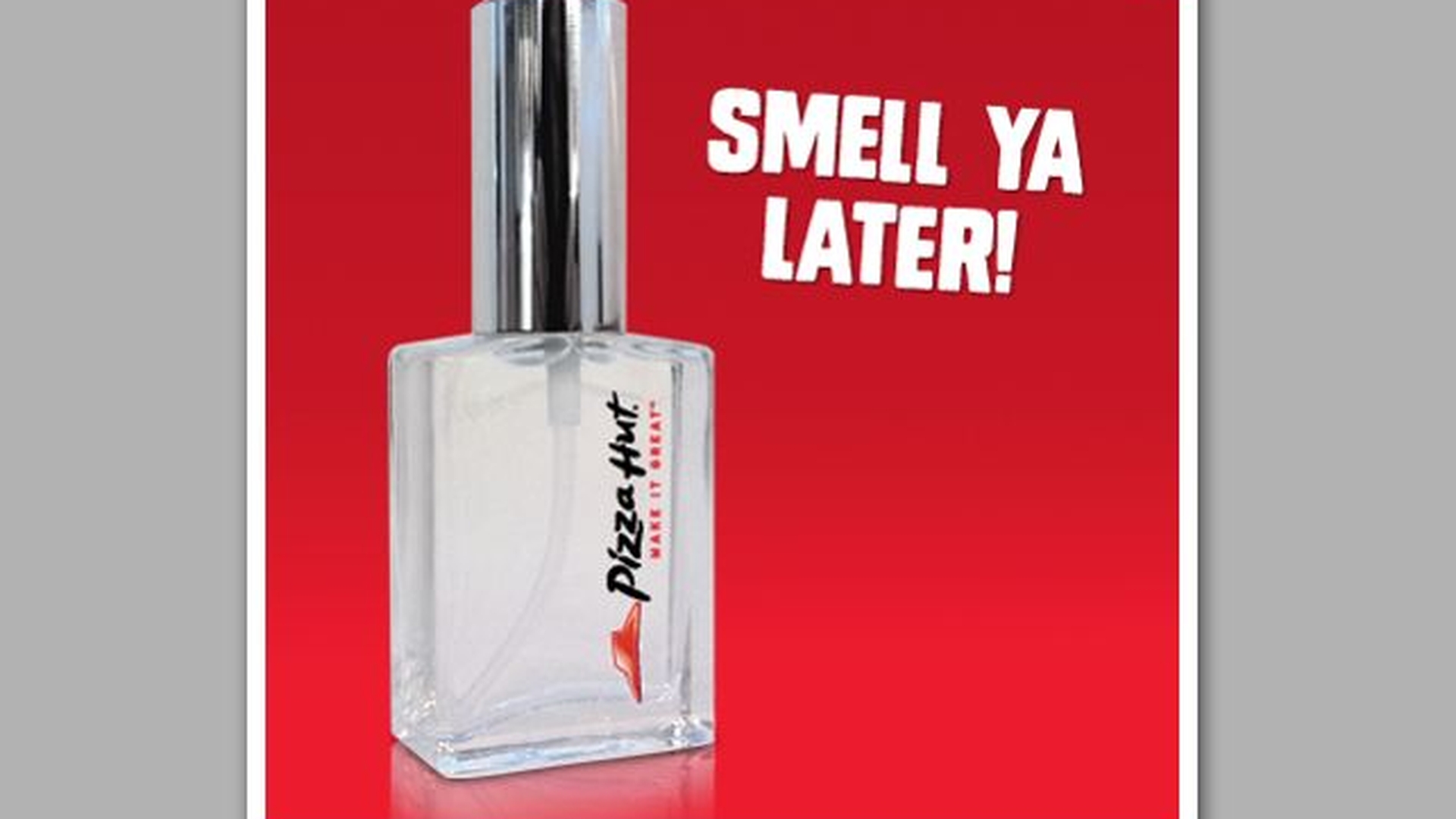 Rival pentru Armani si Bulgari! Pizza Hut a lansat pe piata un parfum special