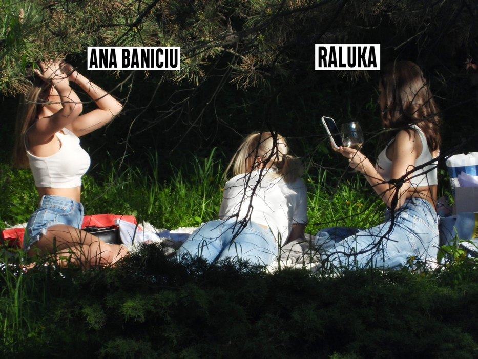 Ana Baniciu și Raluka, imagini interzise minorilor oferite în parc