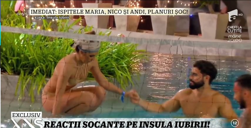 Sângele a dat în clocot la „Insula Iubirii”. Costa și ispita Nicoleta au dat frâu liber pasiunii